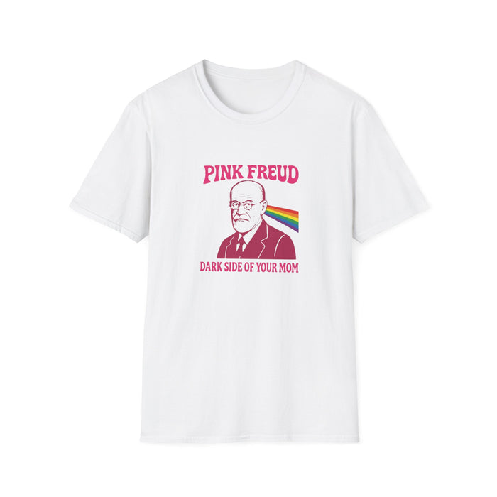 Pink Freud T-Shirt – “Dark Side of Your Mom” Funny Psychedelic Rainbow Graphic Tee